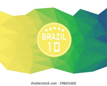 Brazilian abstract background