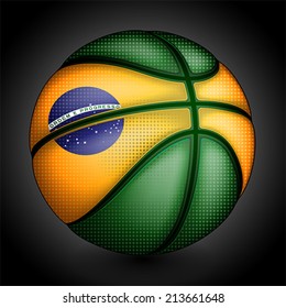 Brazilian basket ball, vector 