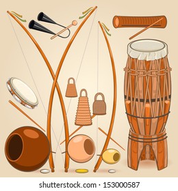 Brazilian Capoeira Music Instruments