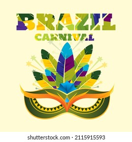 Brazilian carnival background. post background, banner poster, music event poster and party 