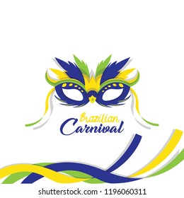 Brazilian Carnival Background Vector Eps.10