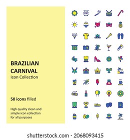 Brazilian Carnival Filled Icon
High quality clean and simple icon collection for all purposes.