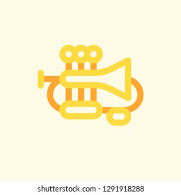 Brazilian Carnival Flat Icon Vector Graphic Download Template Modern