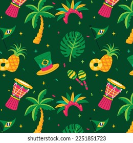 Brazilian Carnival Vector Illustration Design.