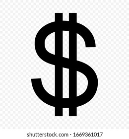 Brazilian cifrao or Dollar sign. Currency symbol icon