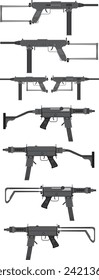 Brazilian Cold War Sub Machineguns Models