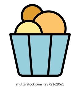 Brazilian culinary icon outline vector. Baked dish. Food meat color flat