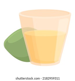 Brazilian drink icon cartoon vector. Baked dish. Vegetable tart