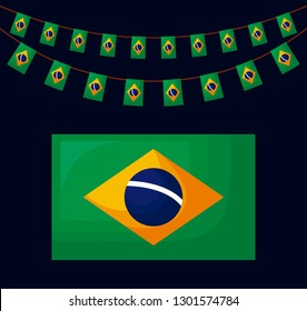 brazilian flag culture icon