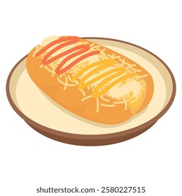 Brazilian Hot Dog Vector Design