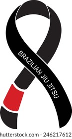 Brazilian jiu jitsu logo infinity