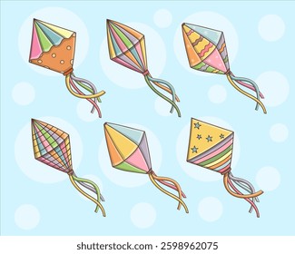 Brazilian June party balloons vector