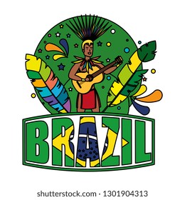 brazilian male dancer with brazil label