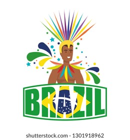 brazilian male dancer with brazil label