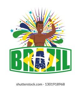 brazilian male dancer with brazil label