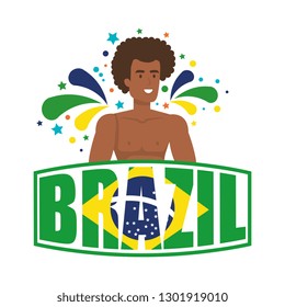 brazilian male dancer with brazil label