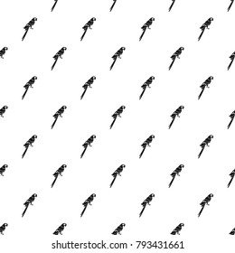 Brazilian parrot pattern seamless in simple style vector illustration