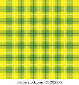 Brazilian Plaid Vector Background