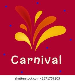 Brazilian Rio Carnival concept design with decorative elements