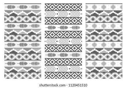 Brazilian, Scandinavian, Indian, similar to some cultures common ornament. Vector and seamless pattern that can be used very extensively.