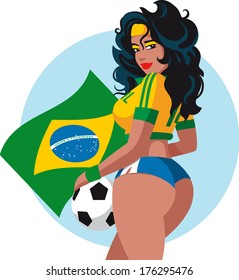 Brazilian soccer fan