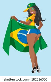 Brazilian soccer fan