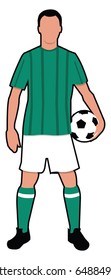 Brazilian Soccer Vector