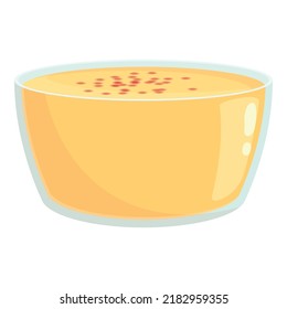 Brazilian soup icon cartoon vector. Dish food. Vegetable cooked