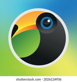 Brazilian Tucano Logo Vector Colorful