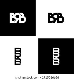 Brb Letter Original Monogram Logo Design