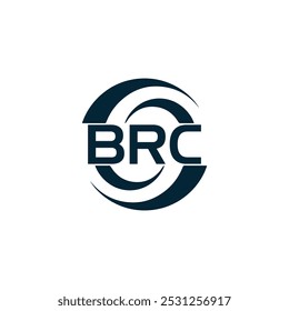 BRC logo. B R C design. White BRC letter. BRC, B R C letter logo design. B R C letter logo design in GOLD,