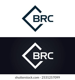 BRC logo. B R C design. White BRC letter. BRC, B R C letter logo design. B R C letter logo design in GOLD,