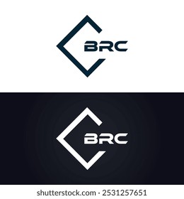 BRC logo. B R C design. White BRC letter. BRC, B R C letter logo design. B R C letter logo design in GOLD,