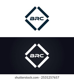BRC logo. B R C design. White BRC letter. BRC, B R C letter logo design. B R C letter logo design in GOLD,