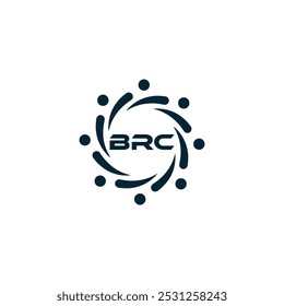 BRC logo. B R C design. White BRC letter. BRC, B R C letter logo design. B R C letter logo design in GOLD,