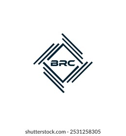 BRC logo. B R C design. White BRC letter. BRC, B R C letter logo design. B R C letter logo design in GOLD,