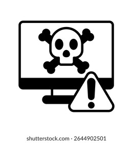 Glifo de Alerta de Violação, mini ícone de ilustração. use para conceito moderno, impressão, interface do usuário, kit UX, desenvolvimento de web e aplicativos. Vetor relacionado com gestão de riscos, negócios, finanças.

