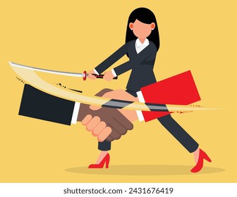 Breach of Contract. Cut Relationship or terminate the agreement.