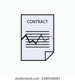Breach Contract Icon. Violation, Offense. Infringement, Foul or Transgression Symbol. 