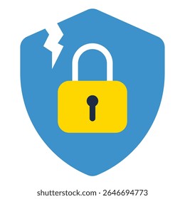 Ícone de violação, para web, app, infográfico, etc