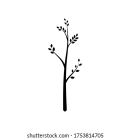 Naturaleza del símbolo vectorial de la plantilla de logotipo de brechas