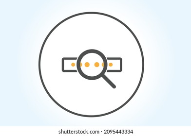 Breached Password Detection icon vector design