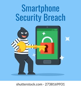 Breaching security lock to hijack  phone access.