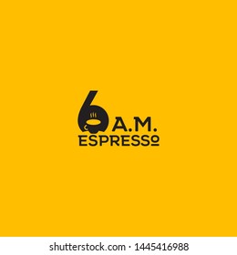 breackfast coffee logo design vector icon illustration inspiration