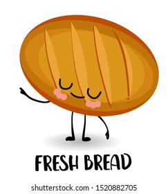 bread arms legs. White background. Round bread products. Wheat dough