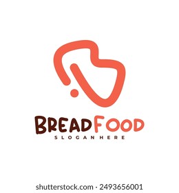 Bread with B logo vector template, Creative Bread fast logo design concepts