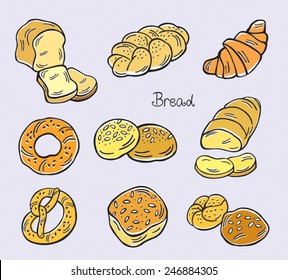 Brot, Backwaren, Bäckerei, Croissant, Frühstück