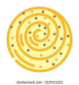 bread bakery color icon vector. bread bakery sign. isolated symbol illustration