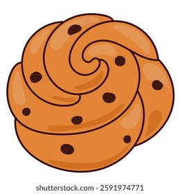 Bread Bakery Drawn Craft hand made Product. Doodle Bread Symbol Isolated on White. Outline Healthy fresh Food Business Symbol Icon.  Gluten Wheat Dessert. Morning Breakfast Sweet and Tasty Theme.