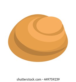 bread bakery food icon Isolated vector illustration